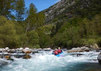 Alpes du sud, rivière, canyon et rafting