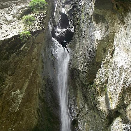 Big falls in Morghé canyon