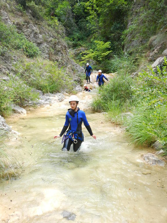 Marche dans le canyon Rio Abellio