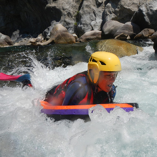 Hydrospeed dans la Roya