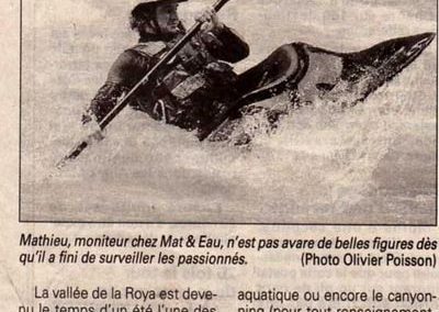 Mat & Eau sur Nice matin