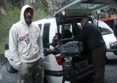 Tournage lineablu pour la Rai uno