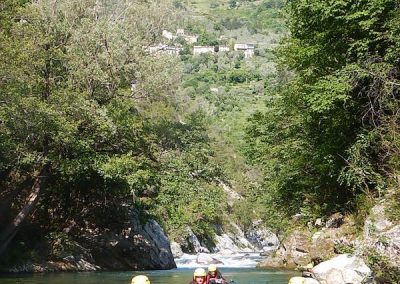 Nage en eaux vives dans la Roya