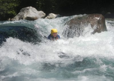 Stage canyon, hydrospeed, rafting
