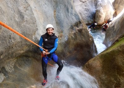 sauts tobbogans nage et rappel