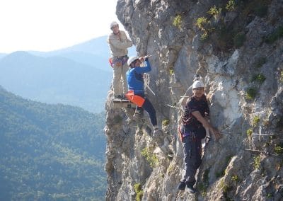 guide via ferrata, canyon, raft