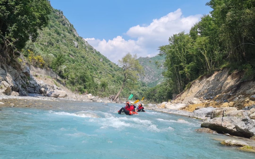 Activités eaux vives et canyon dans la Roya, après la tempête Alex.